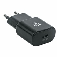 MANHATTAN Kućni punjač 102087, PD, 18W, 1xUSB-C PD, crni