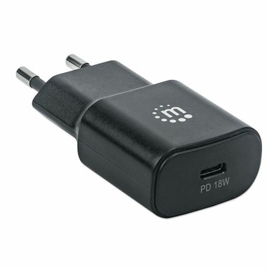 MANHATTAN Kućni punjač 102087, PD, 18W, 1xUSB-C PD, crni