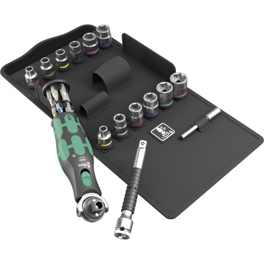 WERA Set odvijača za bitove 8009 Zyklop Pocket 4 Ratchet