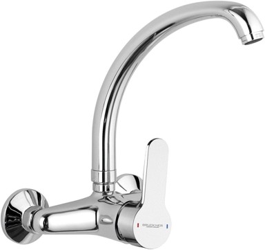 SAPHO Zidna slavina SIEGER, visoki izljev, krom