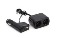 AMIO Splitter s utičnicama za upaljač SOC1, 2+1 USB