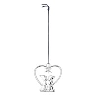 KÄHLER DESIGN Božićni ukras, srebrna boja