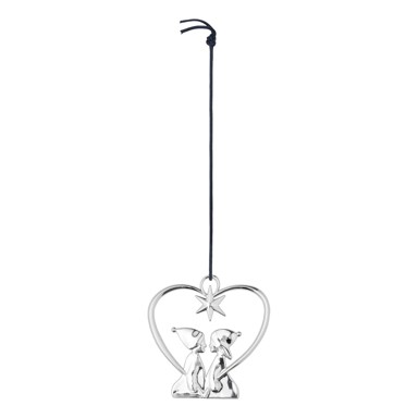 KÄHLER DESIGN Božićni ukras, srebrna boja  