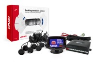AMIO Parking senzori, 8 kom, crni, 22 mm, LED grafički zaslon, buzzer