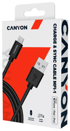 CANYON Kabel MFI-1 Lightning , 12W, 1 m, crni