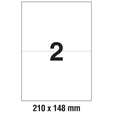 ZWECKFORM Etikete ILK, 210 x 148 mm, 100 listova