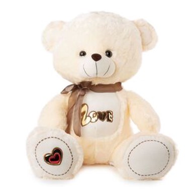 Plišani medo s natpisom „Love“ i mašnom, 60 cm