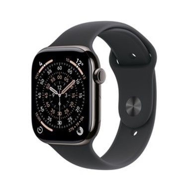 APPLE Watch Series 11 GPS + Cellular 46 mm titanijsko kućište Slate s crnom sportskom narukvicom M/L