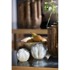 LIGHT & LIVING Stakleni uteg za papir (visina 8 cm) Coral
