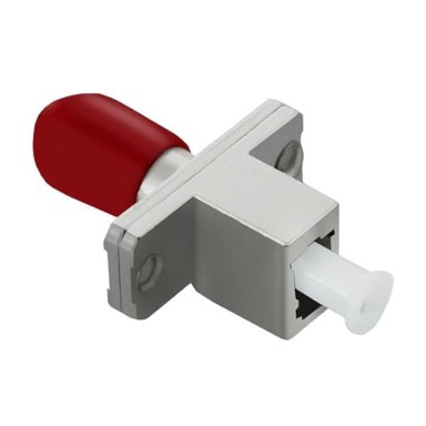 QOLTEC Hibridni optički adapter LC/UPC - ST/UPC, simpleks, višemodni