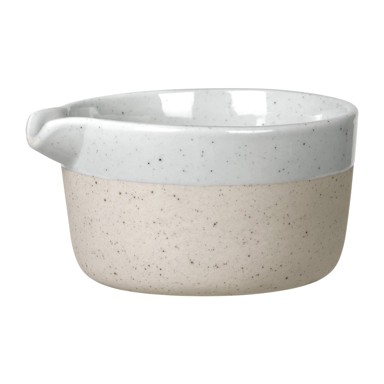 BLOMUS Svijetlo sivi/bež keramički vrč za mlijeko 150 ml Sablo