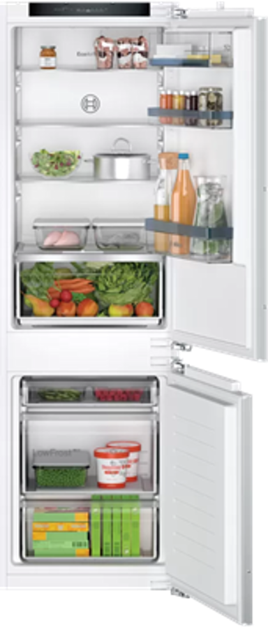 BOSCH Ugradbeni hladnjak KIV86VFE1, kombinirani, 177 cm, 183/84 l, bijeli