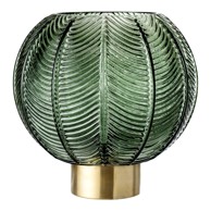 BLOOMINGVILLE Vaza zelena staklena