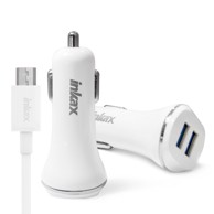 INKAX auto punjač s Lightning kabelom