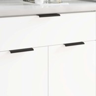 Drška, 120 x 39,6 x 17 mm, aluminij, 725 kom, crna