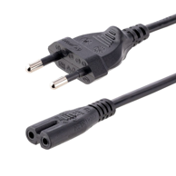 STARTECH Kabel za napajanje PXTNB2SEU1M, CEE7/16-C7, 1 m, crna