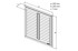 HACO Ventilacijska rešetka NVM, poklopac, 200 × 200 mm, nehrđajući čelik