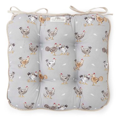 COOKSMART ® Pamučan jastuk za sjedenje, 36x34 cm Hen House