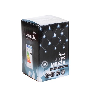 Božićne lampice Glow, 120 LED, mreža