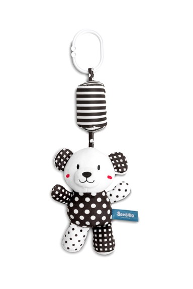 Privjesak za kolica, Medo, crno-bijeli