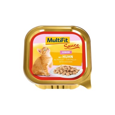 MULTIFIT Cat Junior Ragu piletina 100 g ALU-pak