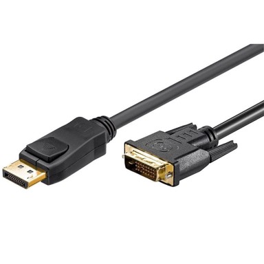 GOOBAY Kabel DP na DVI-D, crni, M/M, pozlaćen, 3 m