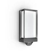 LED vanjska zidna svjetiljka L42 sc, senzor i bluetooth, 13W, 3000 K, 889 lm, antracit