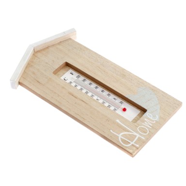 DAKLS Drveni unutarnji termometar, drvo, prirodna