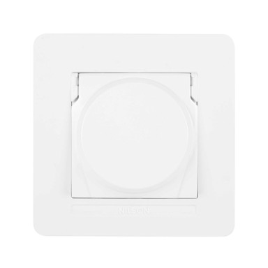 SELENE Utičnica PODŽBUKNA, s poklopcem, bijela