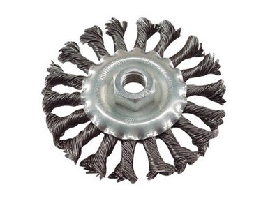 EXTOL CRAFT Rotacijska četka 17025, radijalna pletena, 115 mm, valovita žica 0,5 mm, M14x2