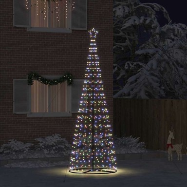 Božićno drvce s 800 LED žarulja šareni 400 cm željezo