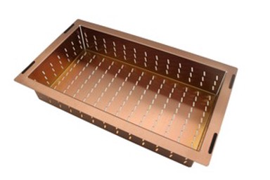 SINK SOLUTION ocjeđivač za sudoper, inox bakreni