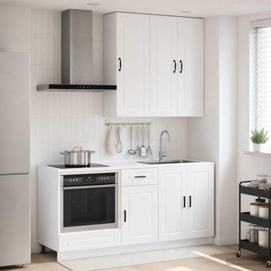 Kuhinjska jedinica Porto, 5 kom, visoki sjaj, bijela