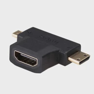 AKYGA Adapter kabel AK-AD-23, HDMI na miniHDMI/microHDMI, crni