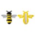 ESSCHERT DESIGN Unutarnji termometar Bee, metal/glas, prirodna