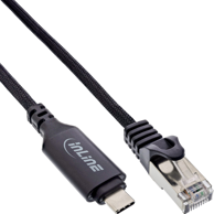 INLINE Adapter 33381B, USB-C na RJ-45, USB 3.2 Gen 1, 5 m, crna