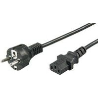 MICROCONNECT Strujni kabel crno 3 m utikač tipa f C13 spoj
