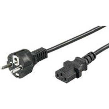 MICROCONNECT Strujni kabel crno 3 m utikač tipa f C13 spoj