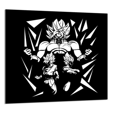 TMK Staklena zaštita za štednjak, 65x60 cm, anime