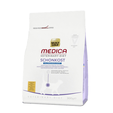 SELECT GOLD Hrana za mačke Medica Gastrointestinal Low Calorie, piletina i riža, 300 g