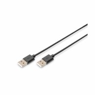 DIGITUS USB kabel A-A 1 m, crni