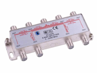 CABLETECH Satelitski razdjelnik F na 8 izlaza, 5–2450 MHz