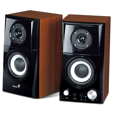 GENIUS Zvučnici SP-HF500A II, 16 W, 3.5 mm, drveni