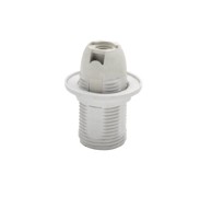 Luster grlo E14, bijelo, PVC, ubodno