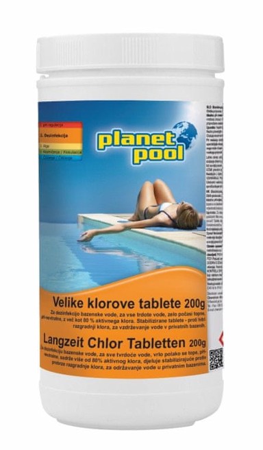 PLANET POOL Velike klor tablete, 1 kg