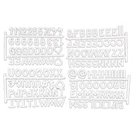 HOMÉA Bijele oznake za organizatore 11.5x20x3 cm