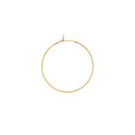 IMMACULATI Ogrlica Flat Snake N G, nehrđajući čelik, pozlata 18K