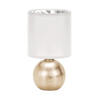 BISER Stolna lampa, E14, zlatno/bijela