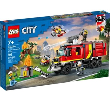 LEGO City Vatrogasni zapovjedni kamion 60374