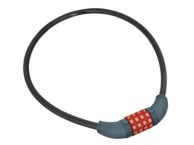 Extol Premium Brava za bicikl (8857822) brava za bicikl - kabel, kodno zaključavanje, 10x650 mm, mogućnost promjene numeričkog koda, 10.000 opcija